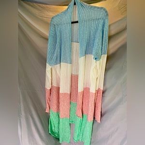 Haptics by holly harper thin cardigan with pockets 2x fits more like 1X